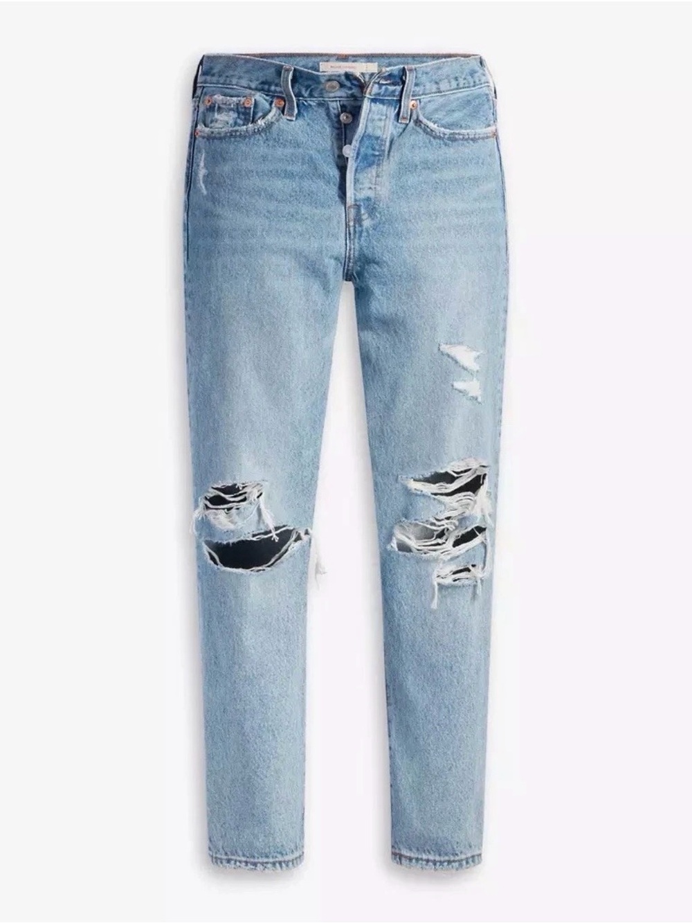 Levi’s Wedgie Straight Ankle Jeans Women’s Size 26 Distressed